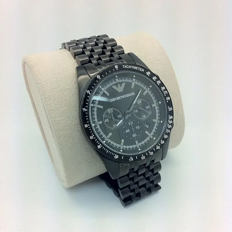 Emporio Armani Sportivo Chronograph Black Dial Men's Watch- AR5989